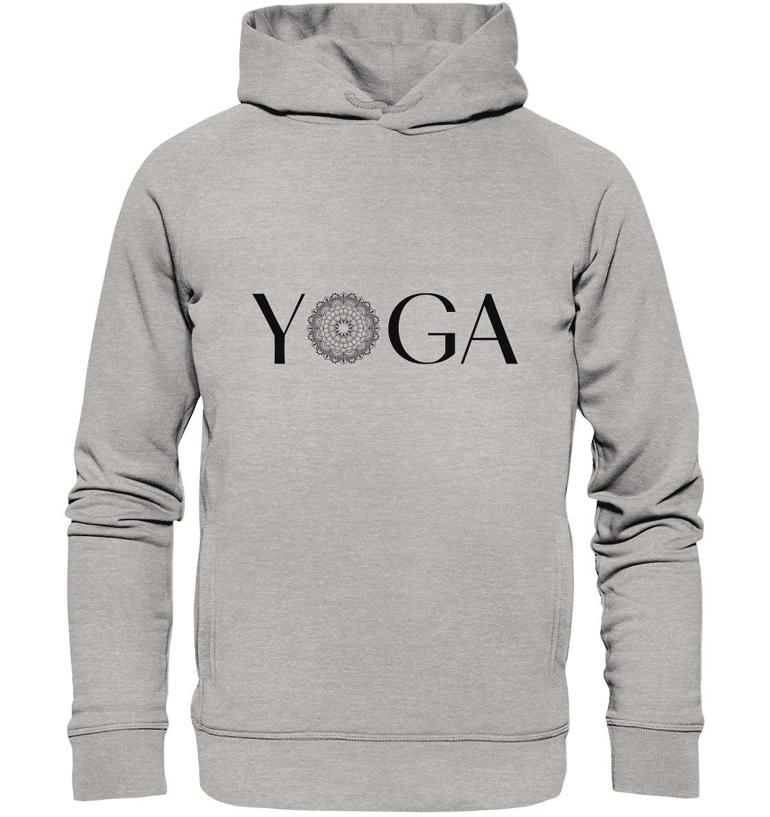 YOGA - DER EINKLANG IN RAUM UND ZEIT - UNISEX HOODIE BIO