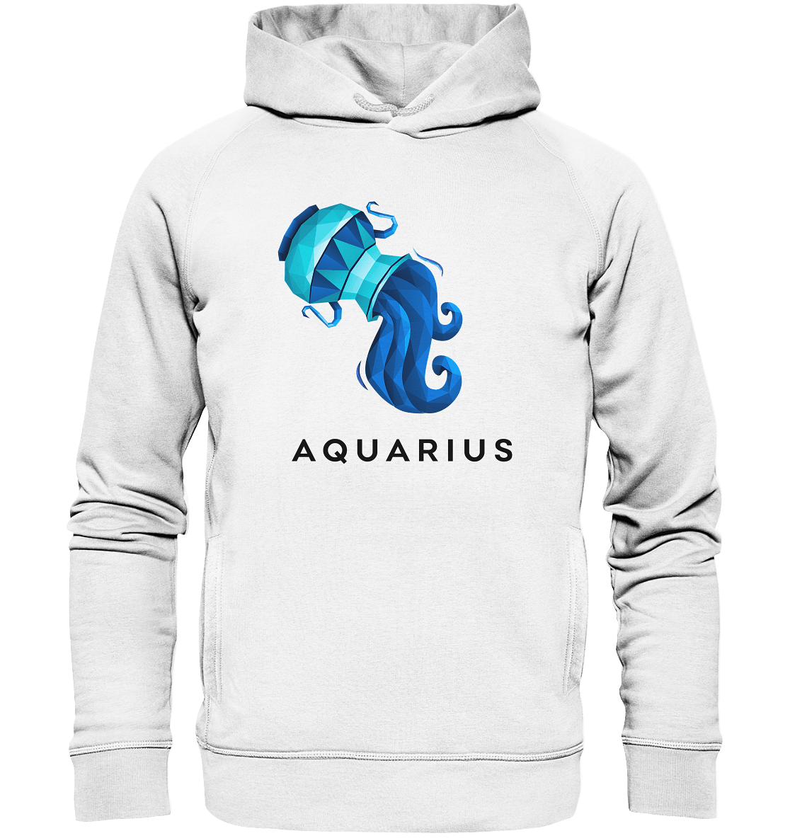 Wassermann Sternzeichen (Aquarius)   - Organic Fashion Hoodie