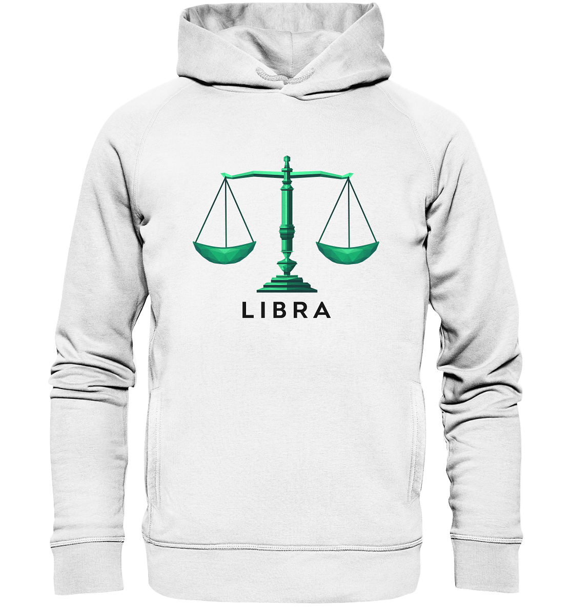 Waage Sternzeichen (Libra) - Organic Fashion Hoodie