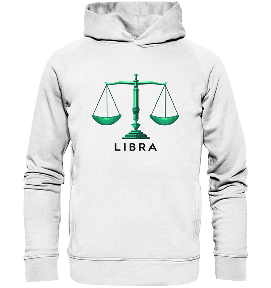 Waage Sternzeichen (Libra) - Organic Fashion Hoodie