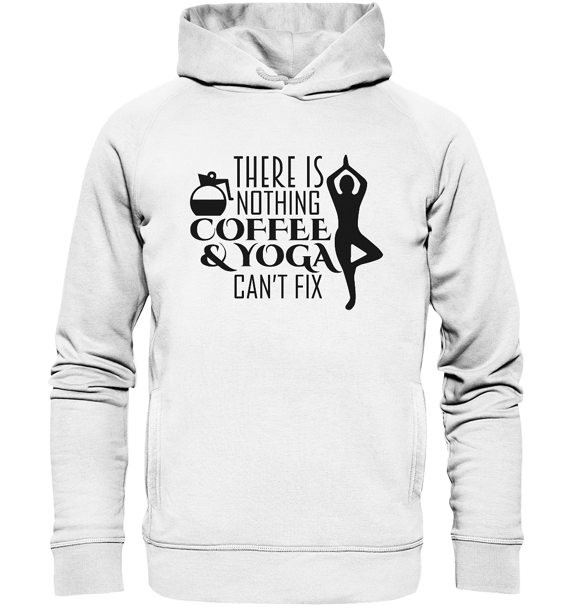 Kaffee & Yoga - Unisex Hoodie Bio