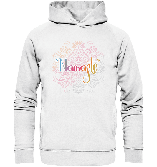 Namaste - für deinen Entspannten Tag Unisex Hoodie Bio