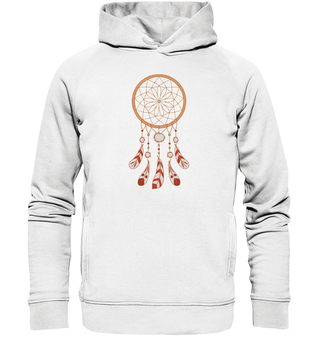 TRAUMFÄNGER - URSPRÜNGLICH INDIANISCHE SCHUTZAMULETTE  - Unisex Hoodie Bio