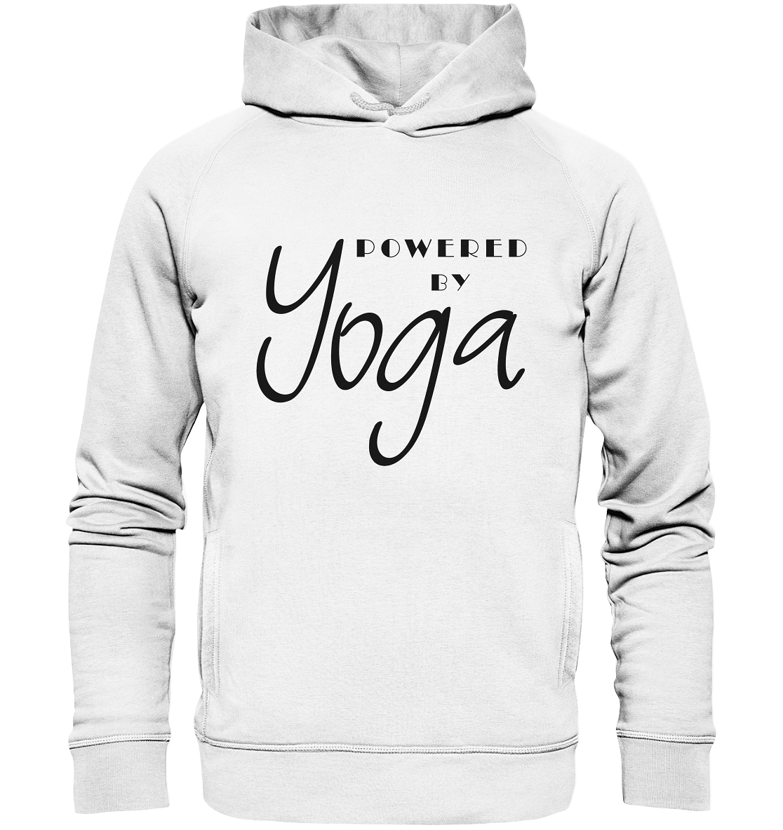 POWERED BY YOGA - UNISEX HOODIE BIO