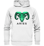 Widder Sternzeichen (Aries)  - Organic Fashion Hoodie