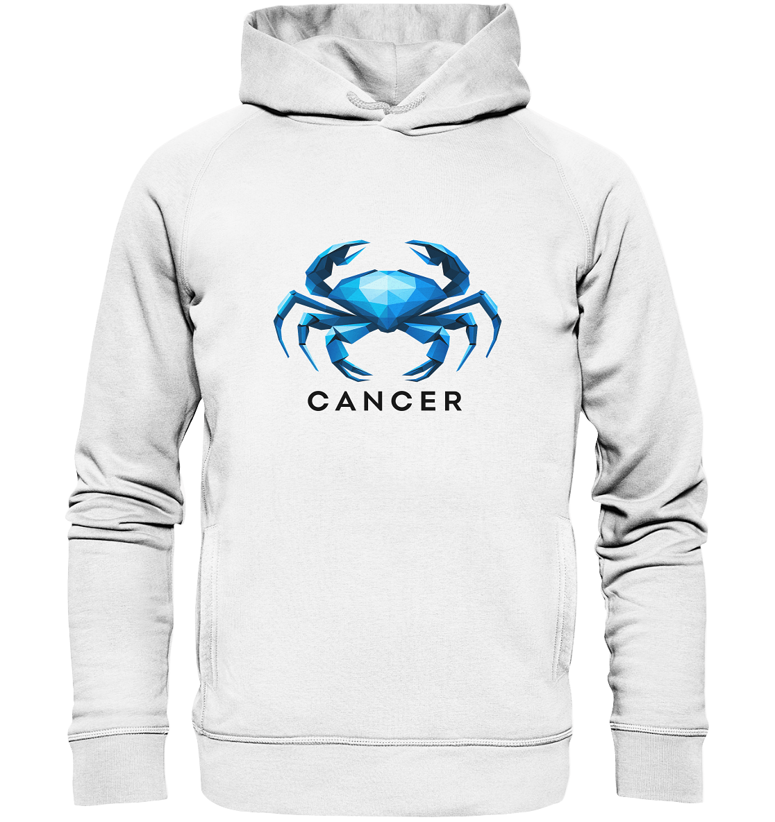 Krebs Sternzeichen (Cancer) - Organic Fashion Hoodie