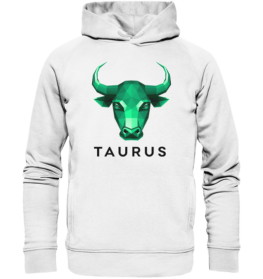 Stier Sternzeichen (Taurus)- Organic Fashion Hoodie