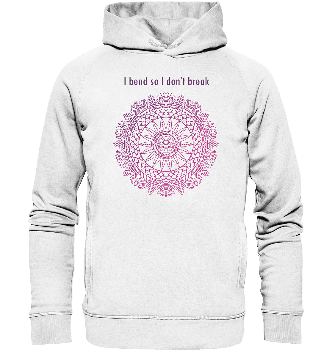 Namaste - I Blend so i don´t break Unisex Hoodie Bio