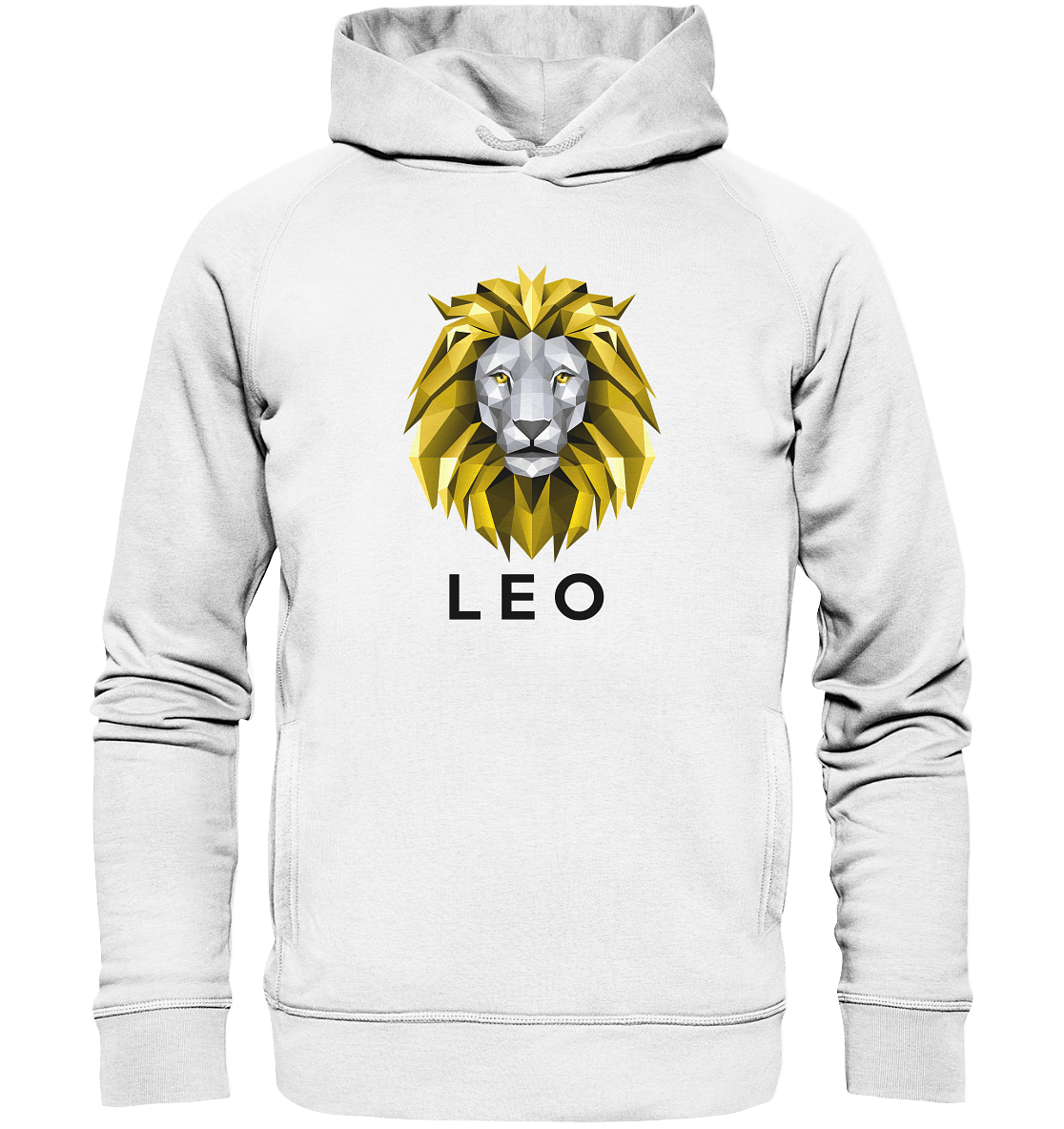 Löwe Sternzeichen (Leo) - Organic Fashion Hoodie