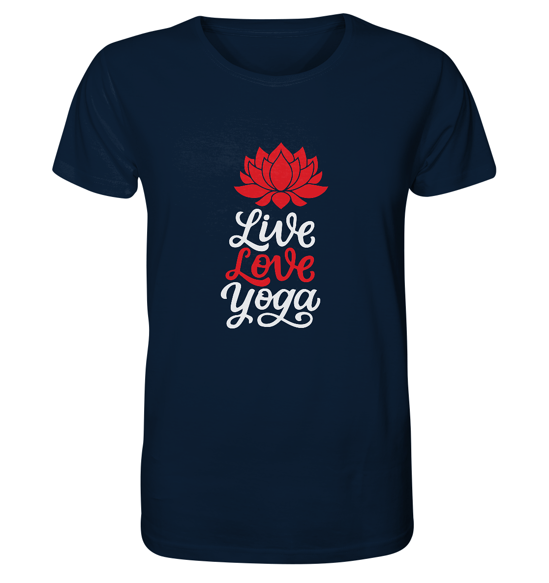 Live & Love - Herren T-Shirt Bioqualität