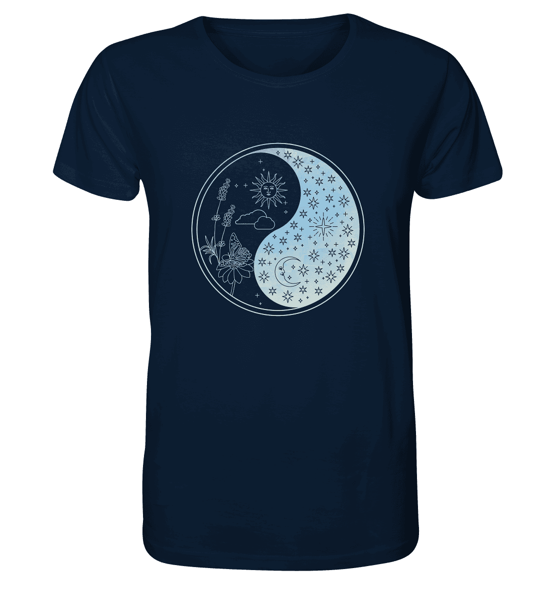 Ying & Yang - Herren T-Shirt Bioqualität