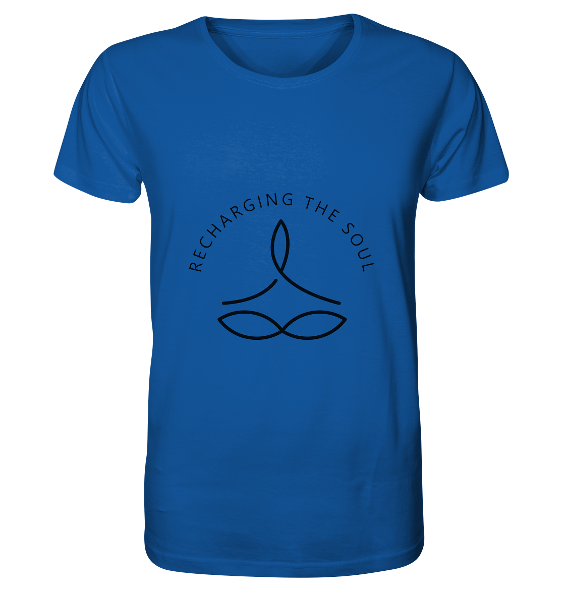 RECHARGING THE SOUL YOGA - AUFLADEN DER SEELE MIT YOGA - Herren T-Shirt Bioqualität