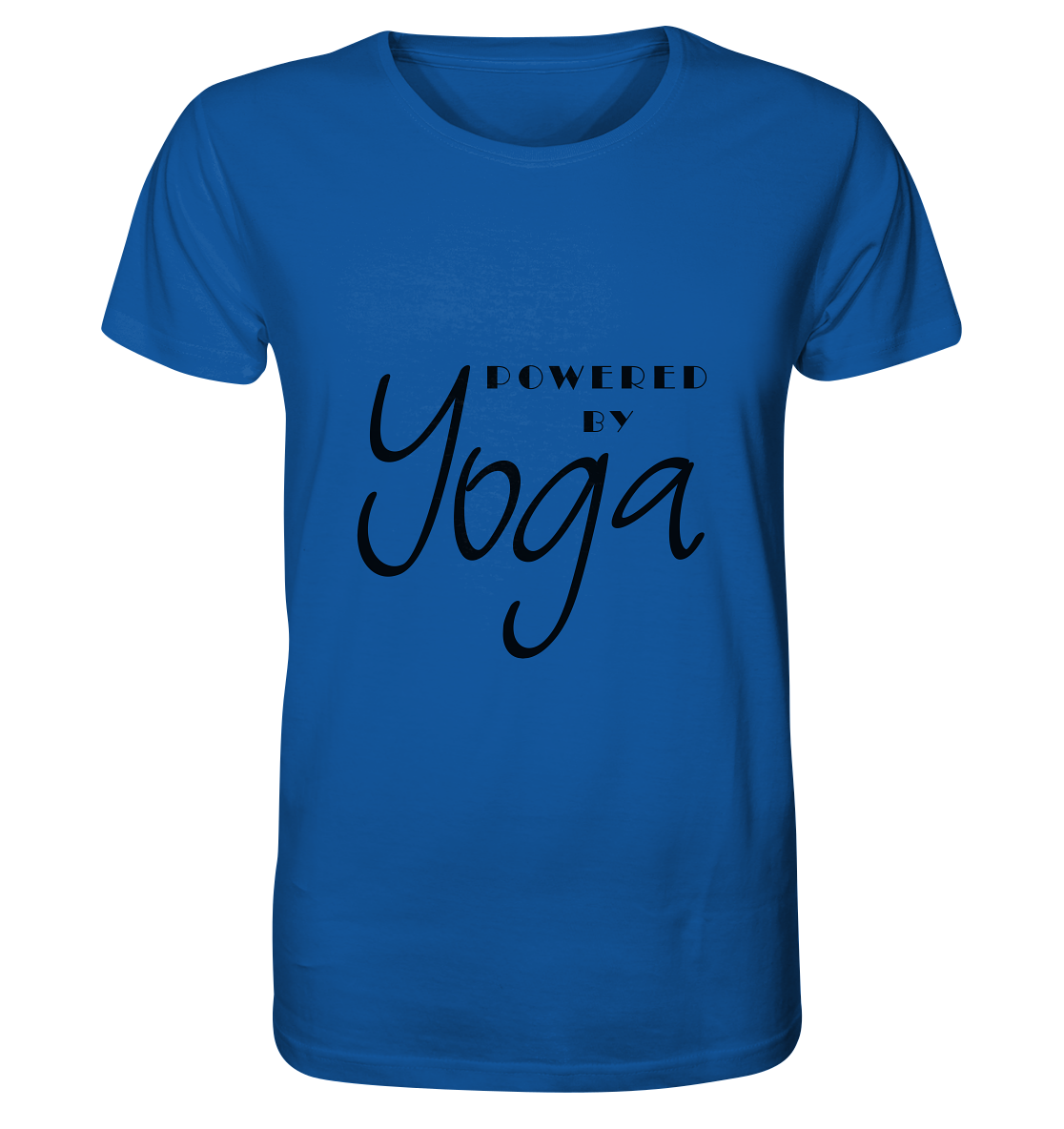 POWERED BY YOGA - Herren T-Shirt Bioqualität