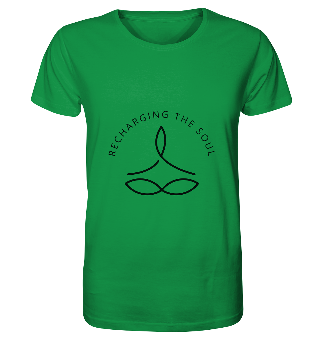 RECHARGING THE SOUL YOGA - AUFLADEN DER SEELE MIT YOGA - Herren T-Shirt Bioqualität