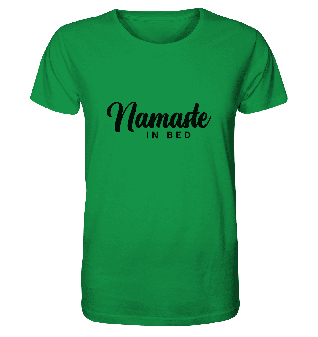 NAMASTE IN BED - Herren T-Shirt Bioqualität