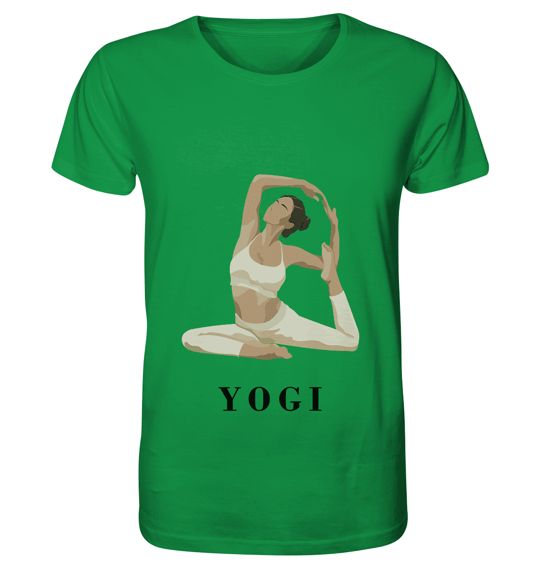 FLEXIBEL SEIN MIT YOGA  - Herren T-Shirt Bioqualität