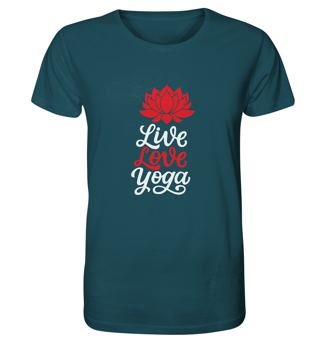 Live & Love - Herren T-Shirt Bioqualität