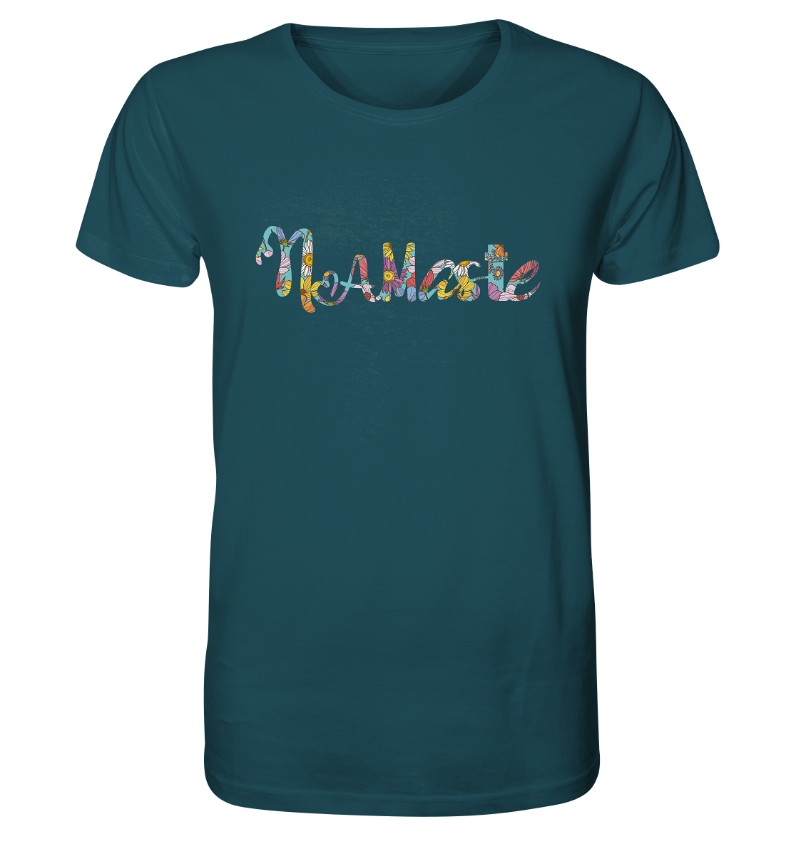 Namaste blumig - Herren T-Shirt Bioqualität