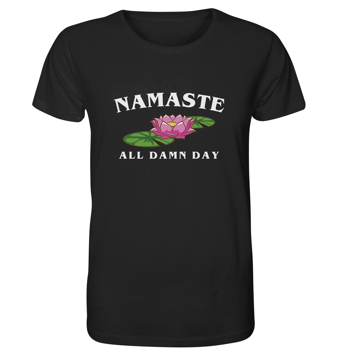 Namaste Blume - Herren T-Shirt