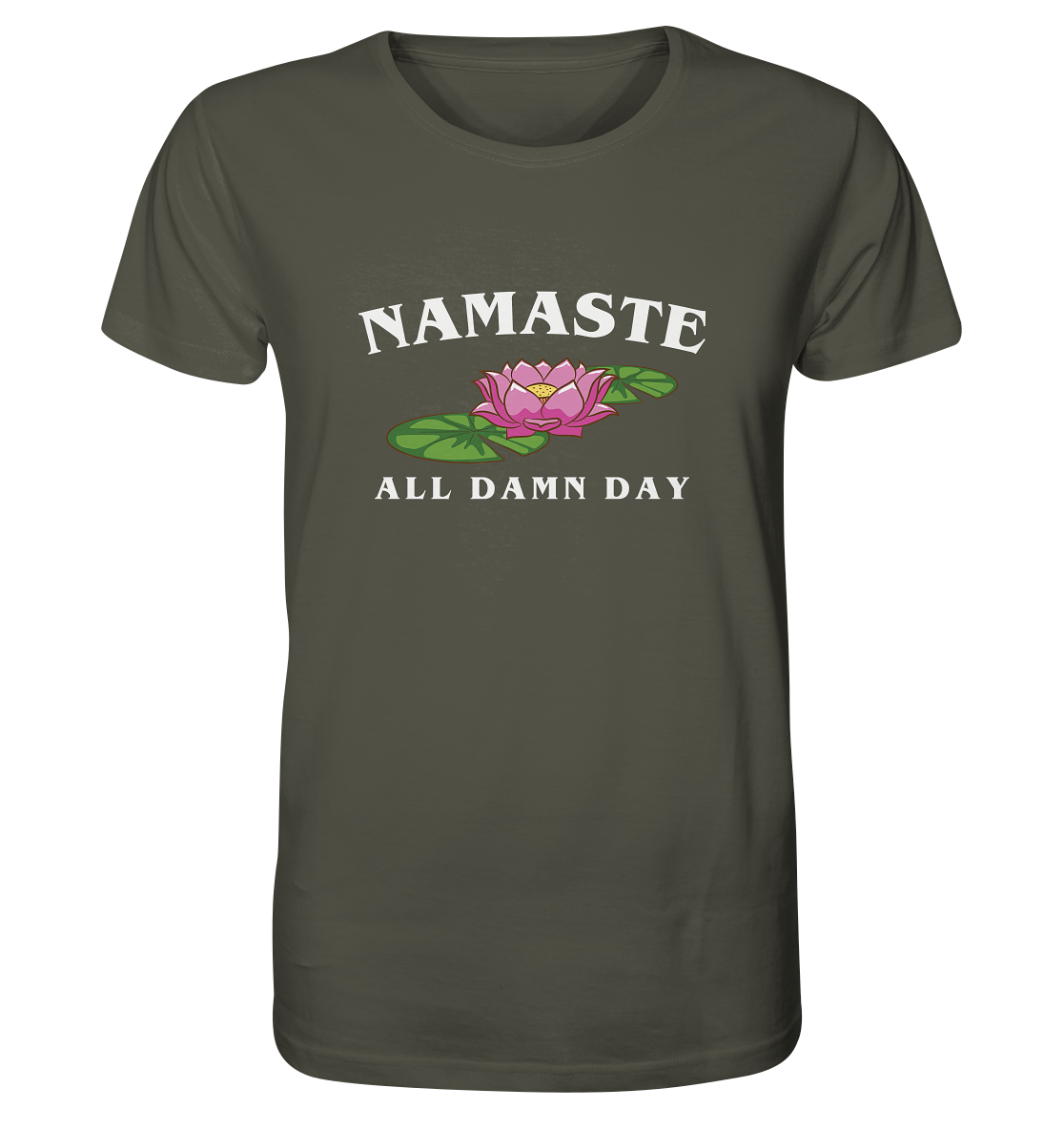 Namaste Blume - Herren T-Shirt