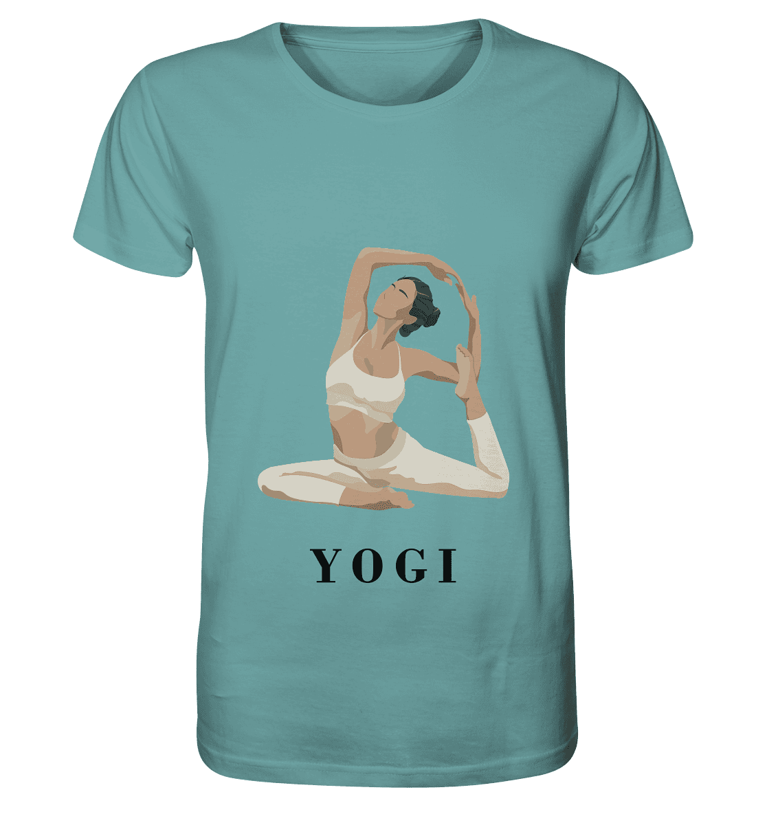 FLEXIBEL SEIN MIT YOGA  - Herren T-Shirt Bioqualität