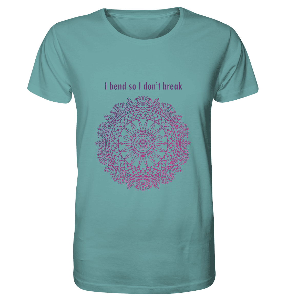 Namaste - I Blend so i don´t break Herren T-Shirt Bioqualität