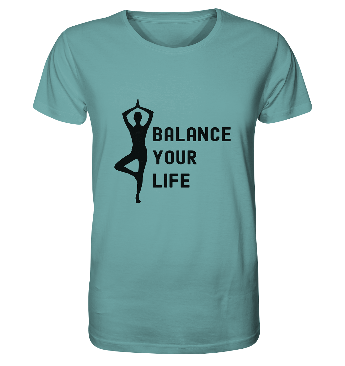 Yoga & Balance - Herren T-Shirt Bioqualität