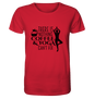 Kaffee & Yoga - Herren T-Shirt Bioqualität