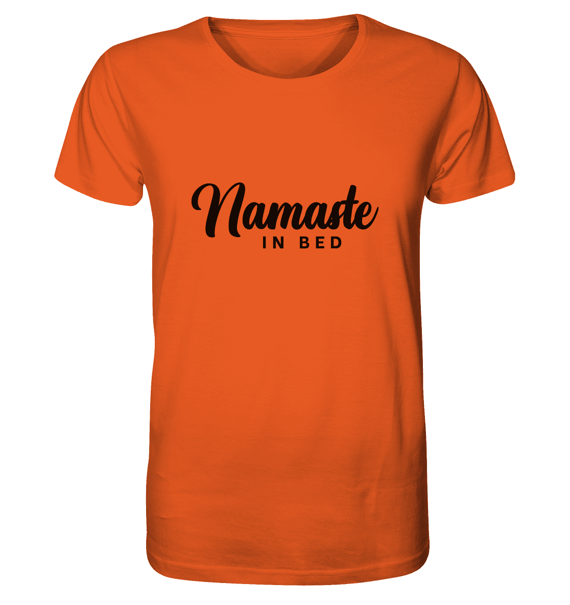 NAMASTE IN BED - Herren T-Shirt Bioqualität