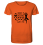 Kaffee & Yoga - Herren T-Shirt Bioqualität