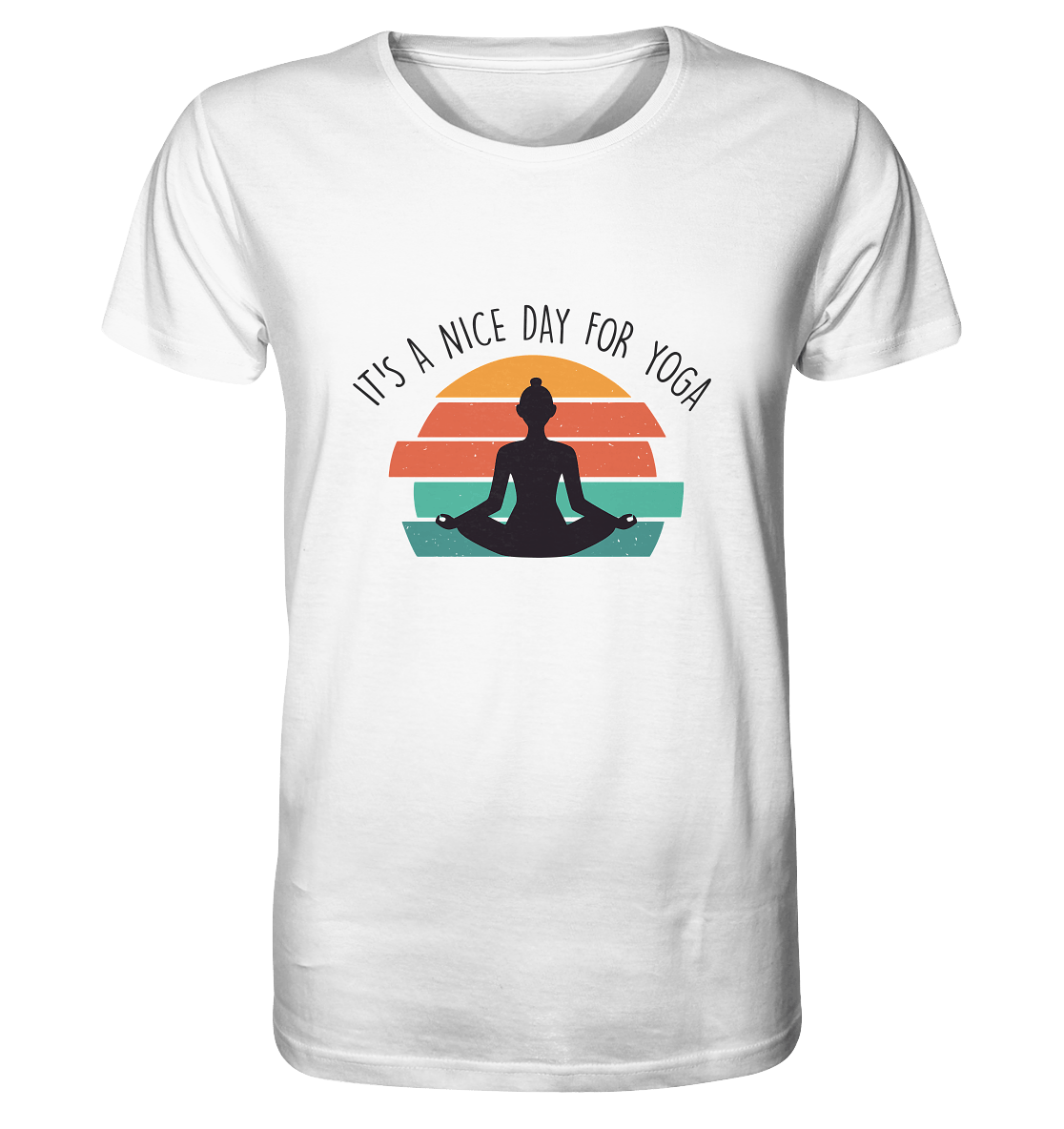 Jeden Tag Yoga - Herren T-Shirt Bioqualität