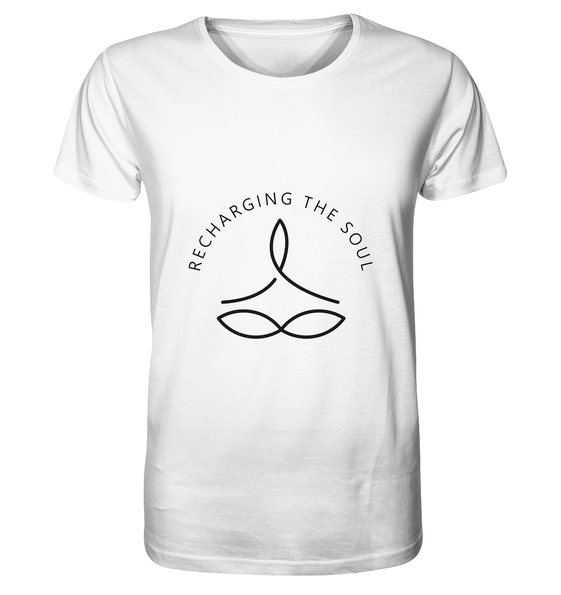 RECHARGING THE SOUL YOGA - AUFLADEN DER SEELE MIT YOGA - Herren T-Shirt Bioqualität