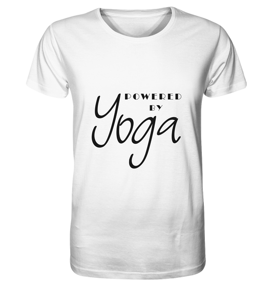 POWERED BY YOGA - Herren T-Shirt Bioqualität