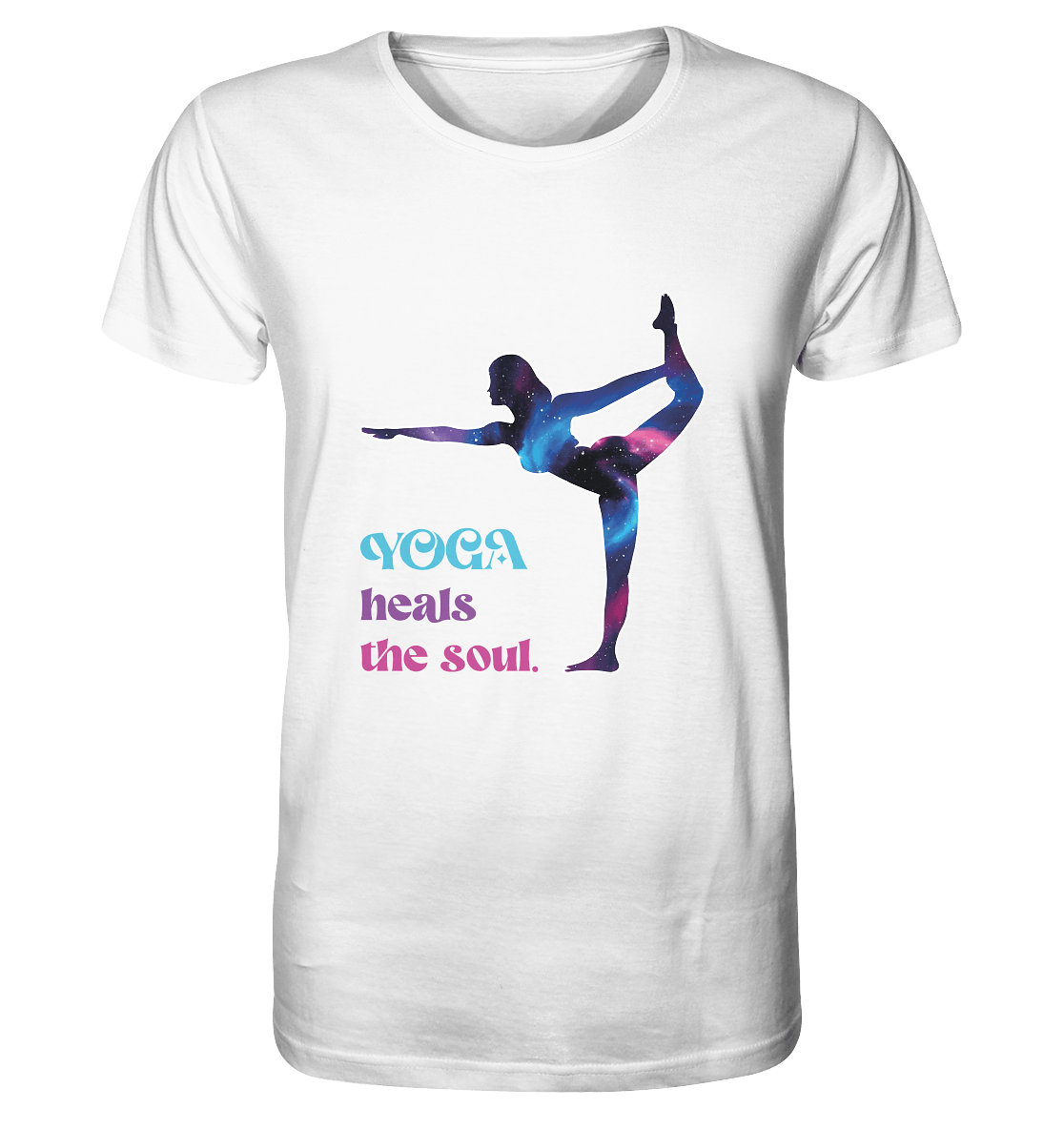 YOGA HEALS THE SOUL - Herren T-Shirt Bio