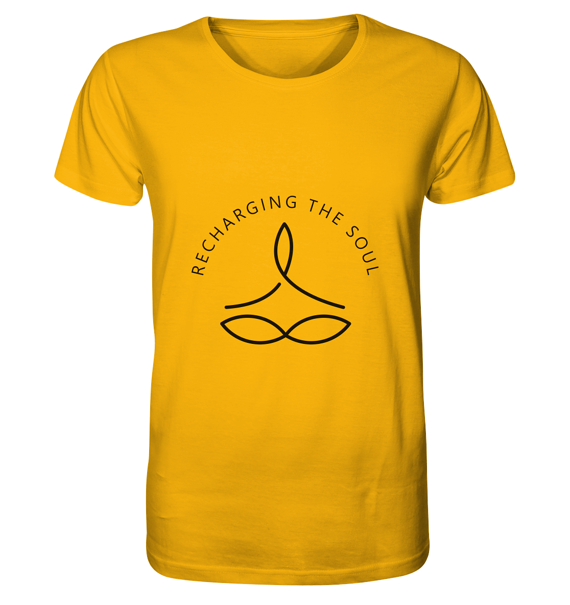 RECHARGING THE SOUL YOGA - AUFLADEN DER SEELE MIT YOGA - Herren T-Shirt Bioqualität