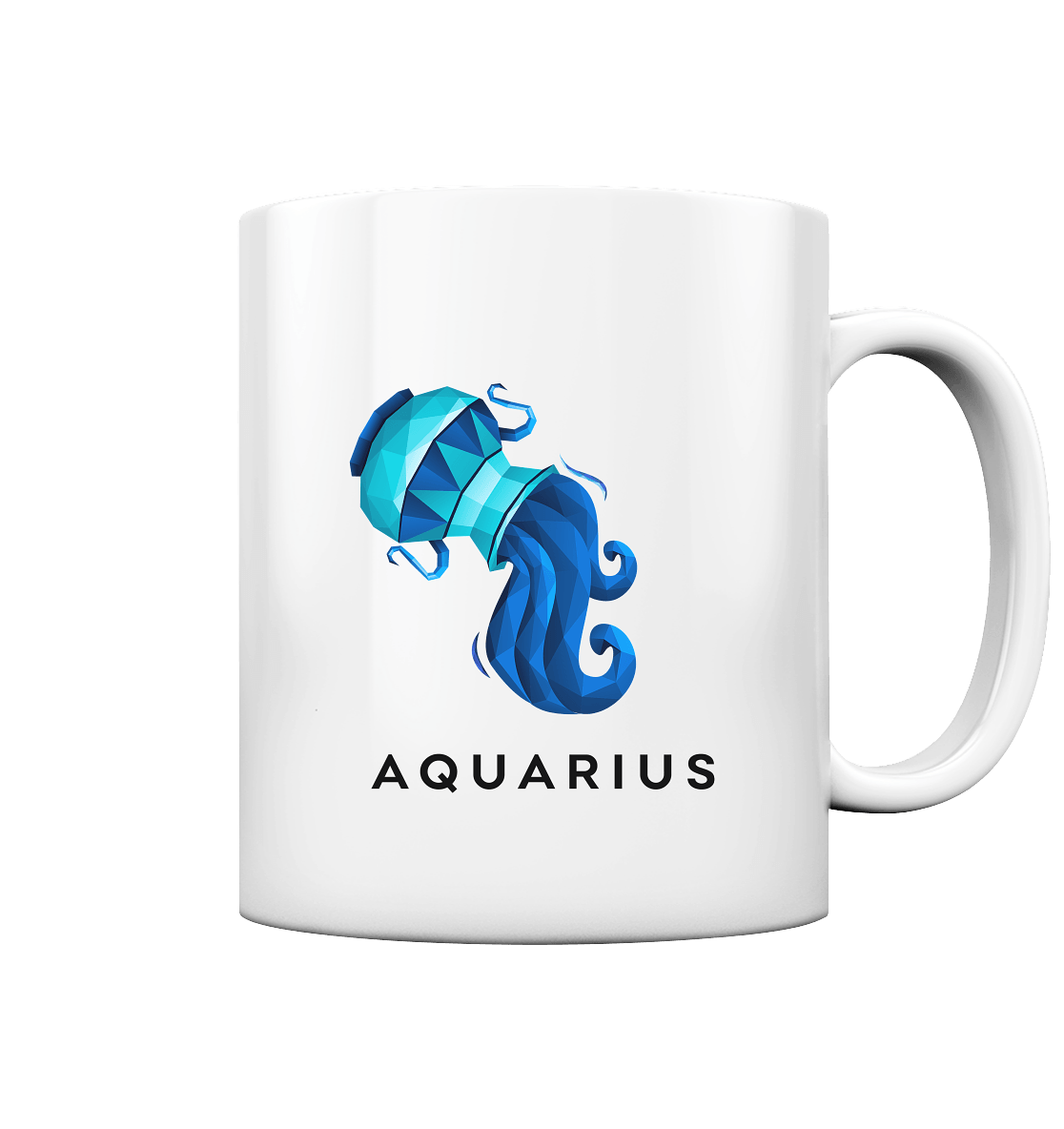 Wassermann Sternzeichen (Aquarius)   - Tasse glossy