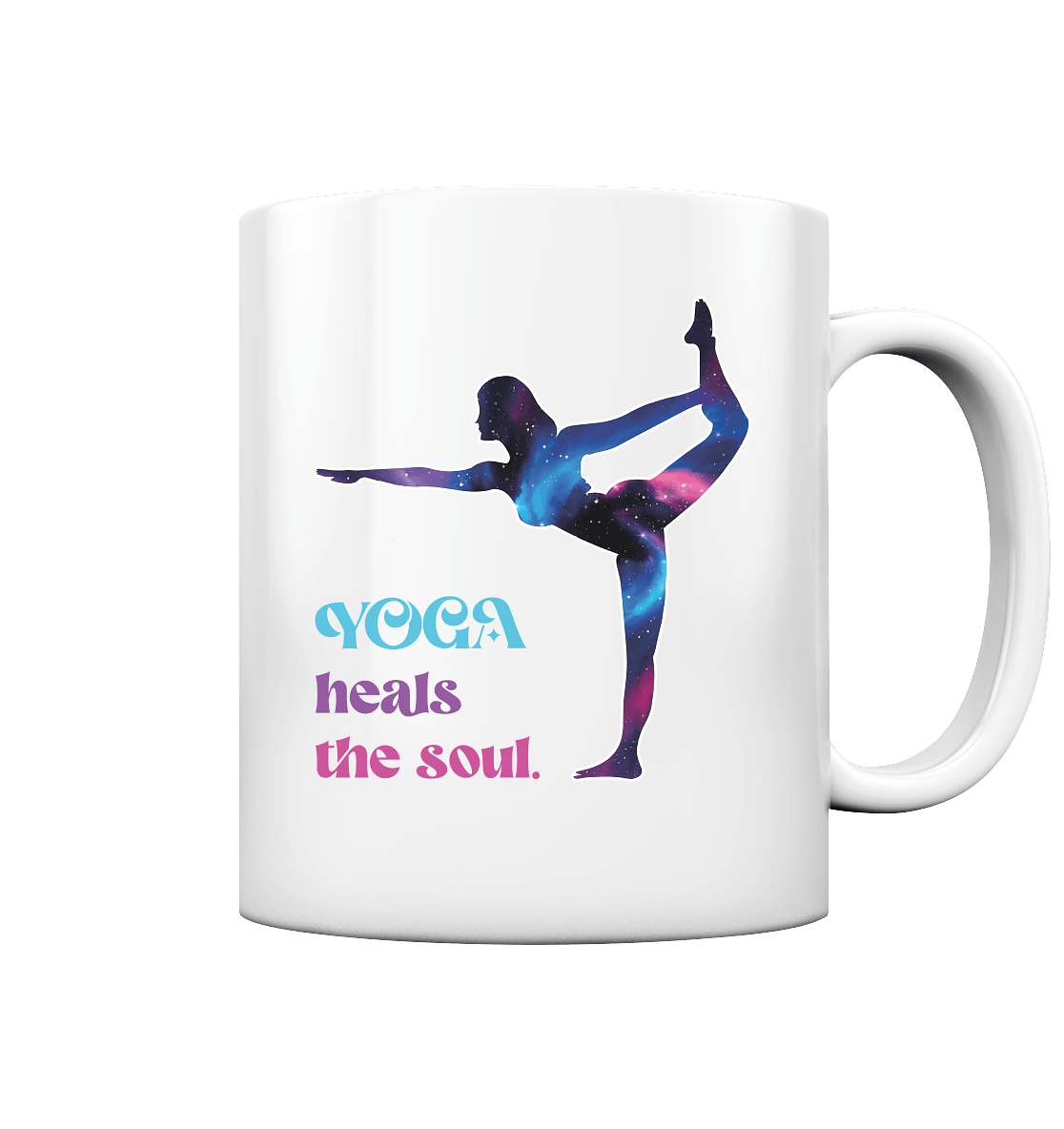 YOGA HEALS THE SOUL - Tasse glossy