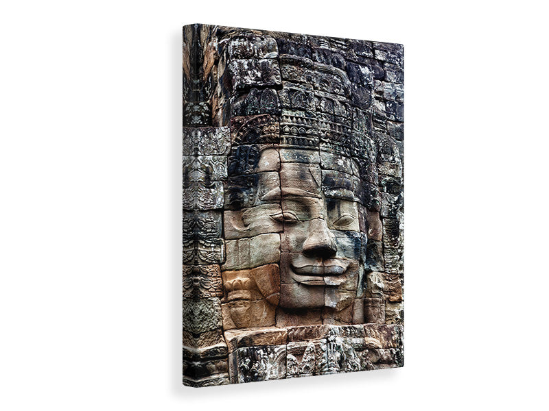 Leinwandbild Buddha Angkor Thom