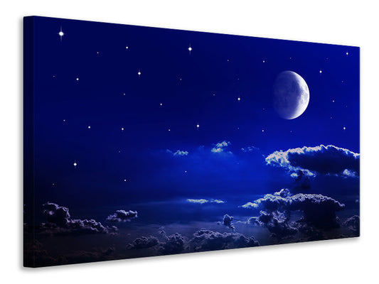 Leinwandbild Der Nachthimmel