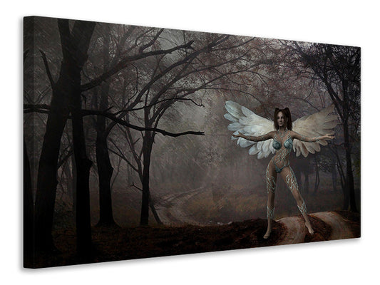 Leinwandbild Fantasie im Wald