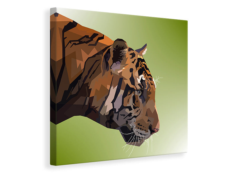 Leinwandbild Pop Art Tiger