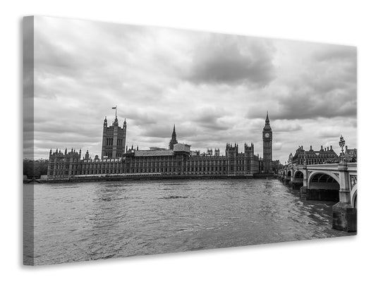 Leinwandbild Wolken über London