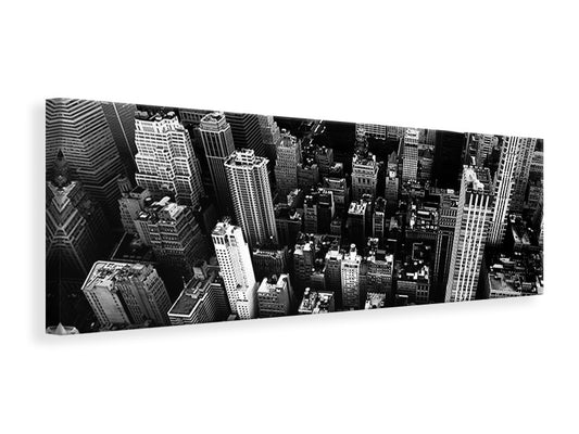 Leinwandbild Panorama New York von oben