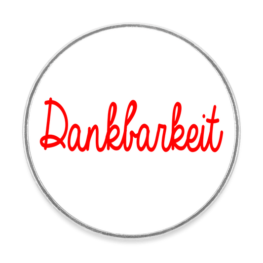 Dankbarkeit - Kühlschrankmagnet - weiß